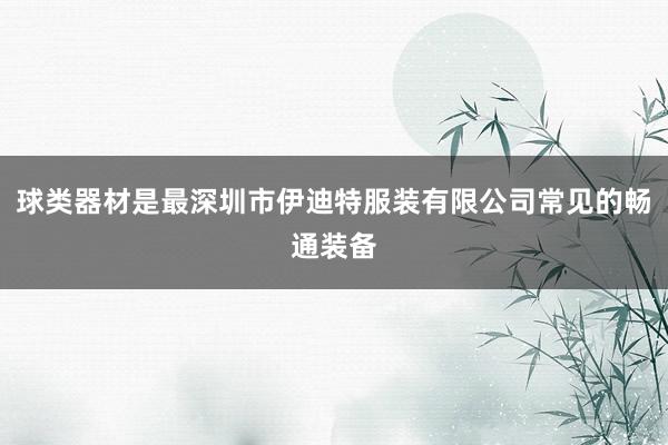 球类器材是最深圳市伊迪特服装有限公司常见的畅通装备